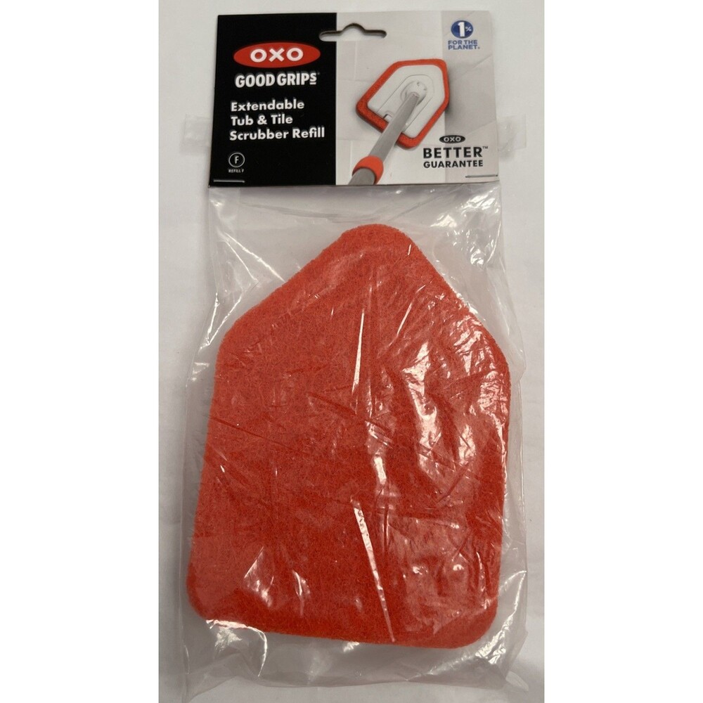 OXO Good Grips Tub and Tile Scrubber Refill, Red, 1 Count